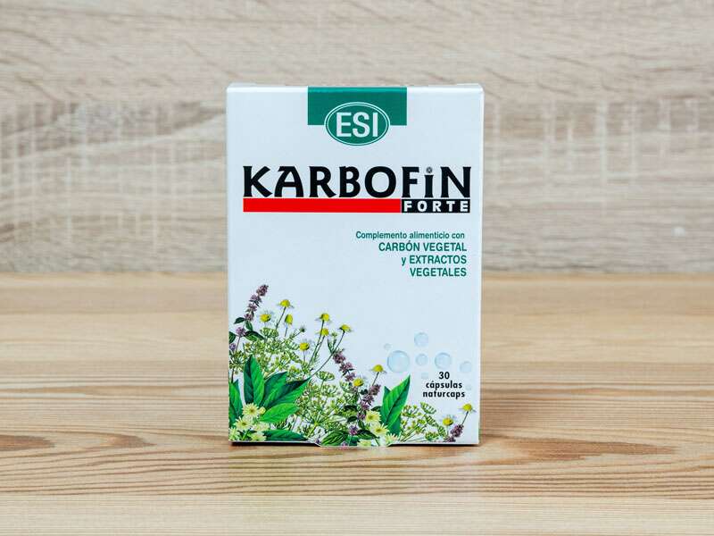 KARBOFIN - Cápsulas naturales para dispepsias gástricas